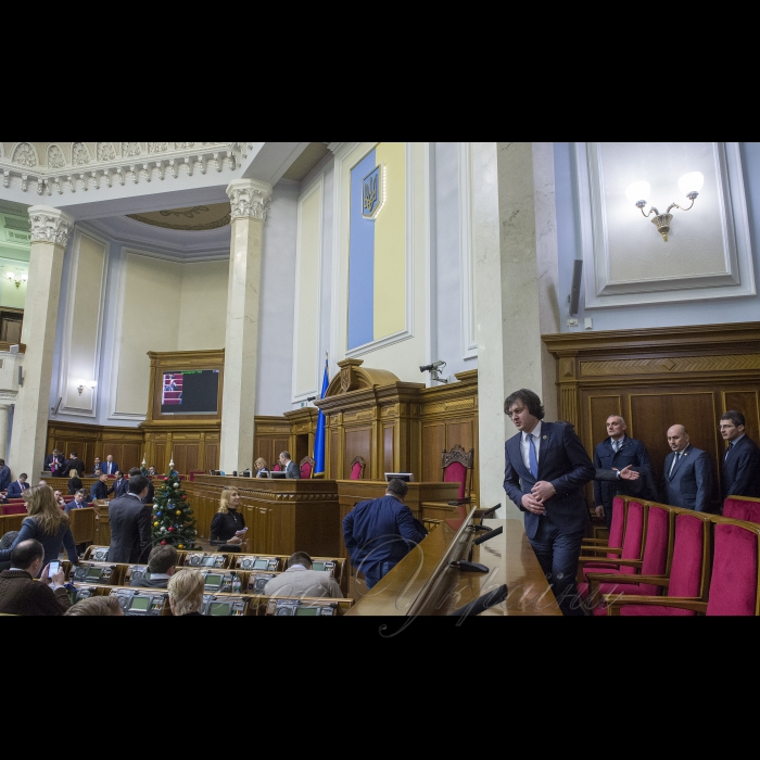 18 січня 2018 делегація парламенту Грузії на чолі з Головою Парламенту Грузії Іраклієм Кобахідзе на засідані Українського  парламенту.
