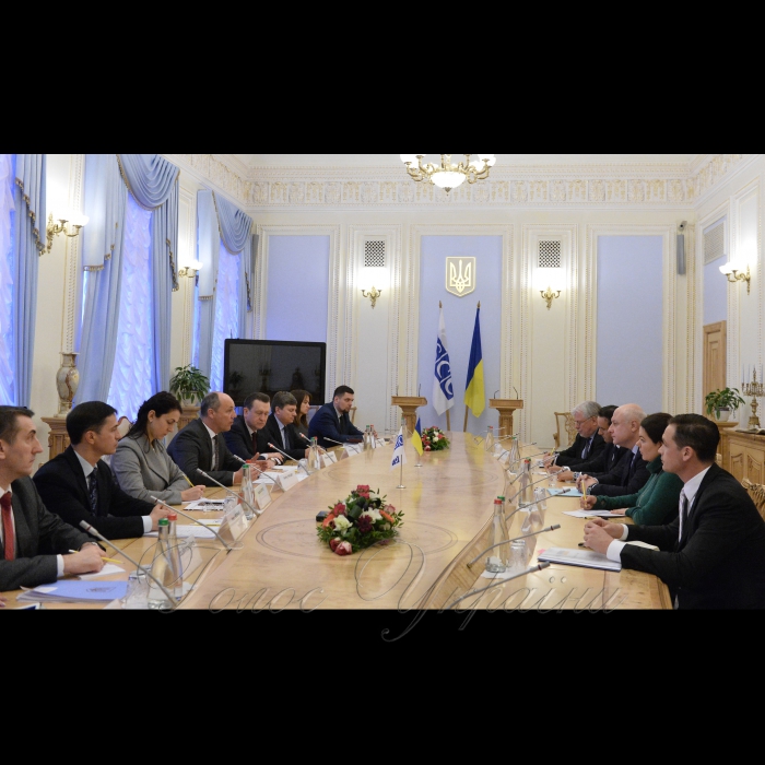 18 січня 2018 зустріч Голови Верховної Ради України Андрія Парубія з Президентом Парламентської асамблеї ОБСЄ (ПА ОБСЄ) Г. Церетелі.