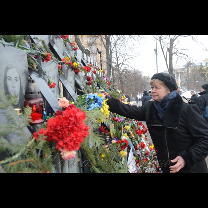 Вшанування пам’яті загиблих під час подій Революції Гідності 2013-2014 років.