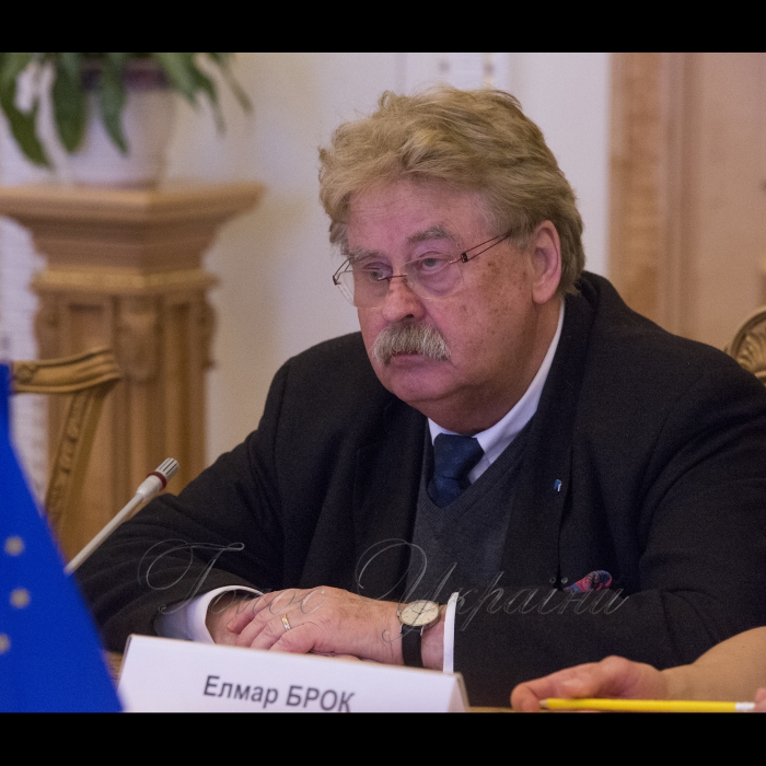 6 березня 2018 зустріч Голови Верховної Ради України Андрія Парубія з членом Європейського Парламенту Ельмаром Броком. 