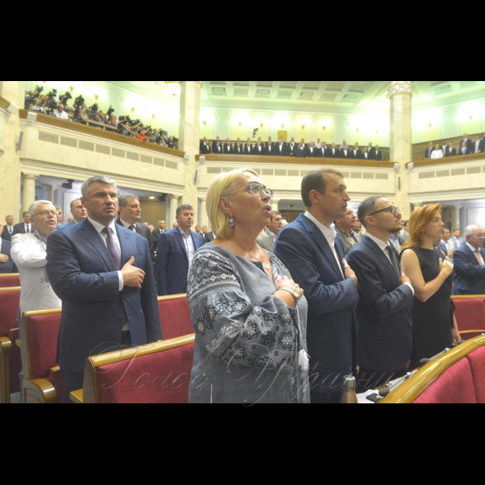 4 вересня 2018 урочисте відкриття дев'ятої сесії Верховної Ради України VIII скликання.