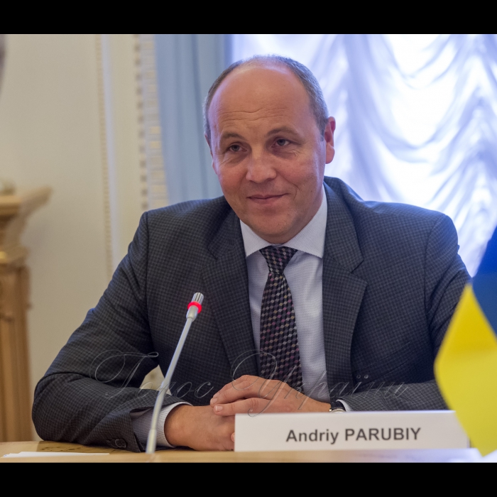 5 вересня 2018 зустріч Голови Верховної Ради України Андрія Парубія з Віце-президентом Німецького Бундестагу Вольфгангом Кубікі.
