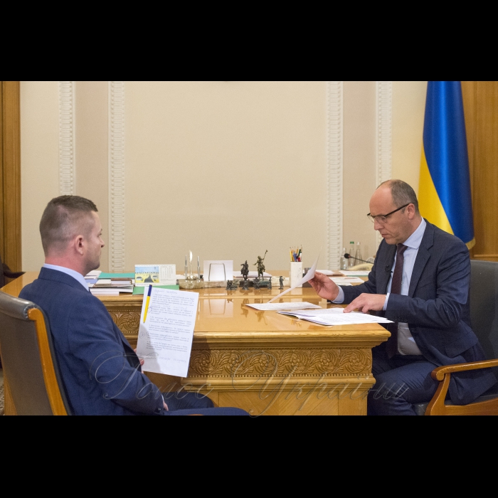Інтерв'ю  Голови Верховної Ради України Андрія Парубія телеканалу 
