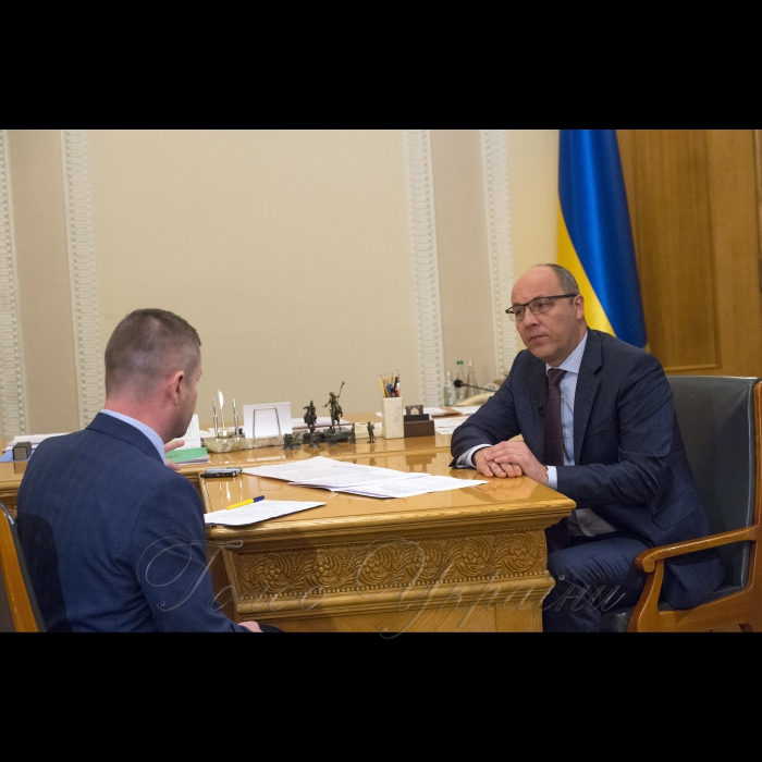7 вересня 2018 інтерв'ю Голови Верховної Ради України Андрія Парубія телеканалу 