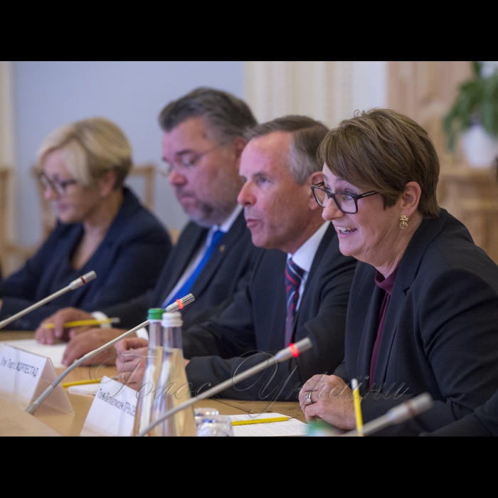 18 вересня 2018 зустріч Голови Верховної Ради України Андрія Парубія з Головою Стортингу Королівства Норвегія Тоне Вілхелмсен Трьоен.