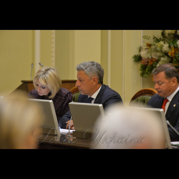 1 жовтня 2018 погоджувальна рада ВР.
Ірина Луценко-представник президента у ВР, Юрій Бойко-ОБ Олег Ляшко-РП.