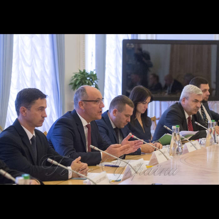 4 жовтня 2018 зустріч Голови Верховної Ради України Андрія Парубія з Міністром закордонних справ та європейських питань Словацької Республіки Мірославом Лайчаком.
