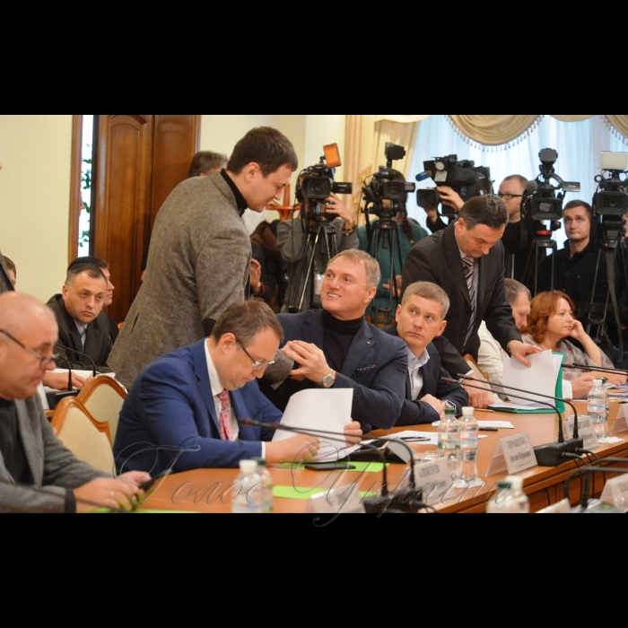 15 листопада 2018 засідання тимчасової слідчої комісії Верховної Ради з розслідування вбивства активістки Катерини Гандзюк.