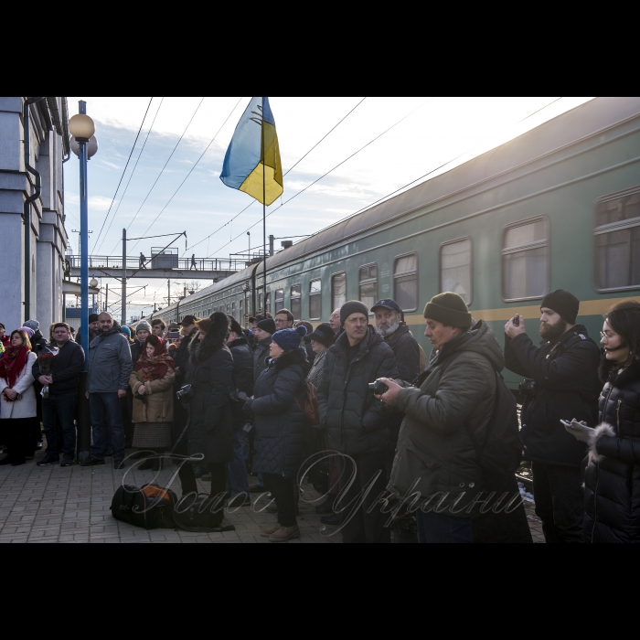 18 листопада 2018 на залізничному вокзалі м. Боряка на Київщині за ініціативи благодійного фонду 