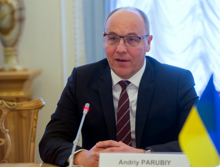 19 лютого 2019 зустріч Голови Верховної Ради України Андрія Парубія з Президентом Європейської Ради Д.Туском.