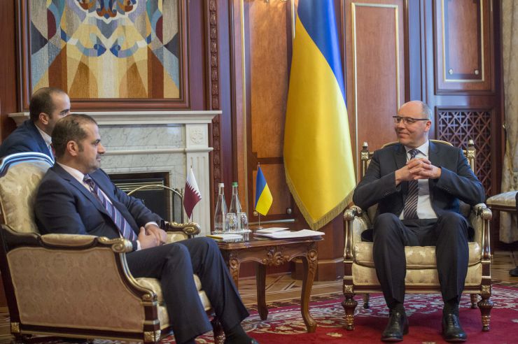 Голова Верховної Ради України Андрій Парубій зустрівся з Надзвичайним і Повноважним Послом держави Катар в Україні Гаді Аль-Гаджрі