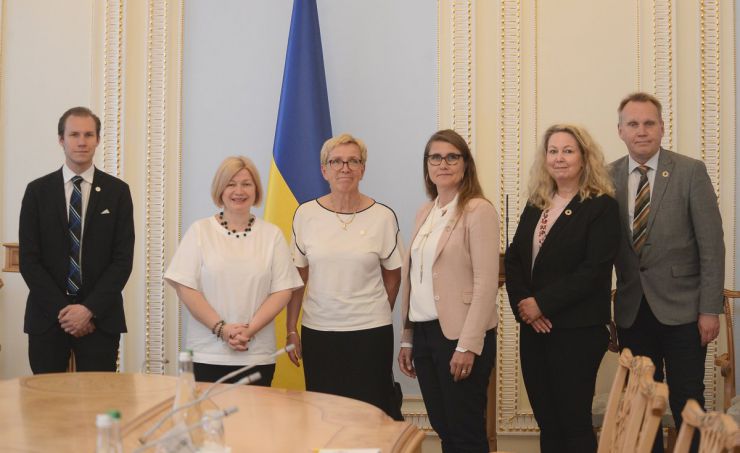 23 травня 2019 зустріч першого заступника Голови Верховної Ради України Ірини Геращенко з делегацією Парламенту Королівства Швеція.
