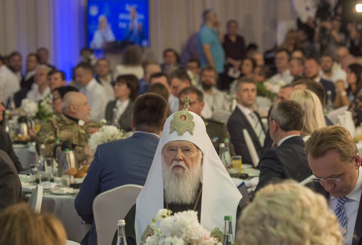 Голова Верховної Ради України Андрій Парубій взяв участь у Молитовному сніданку,
який проходив у  Міжнародному конгрес-центрі 