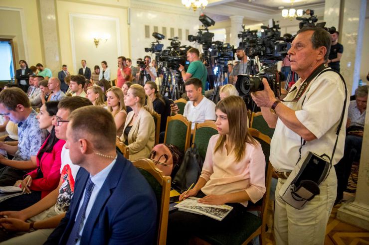 5 липня 2019 підсумкова прес-конференція Голови Верховної Ради України Андрія Парубія.