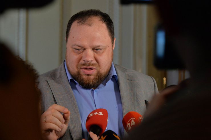 Народний депутат Руслан Стефанчук. Брифінг