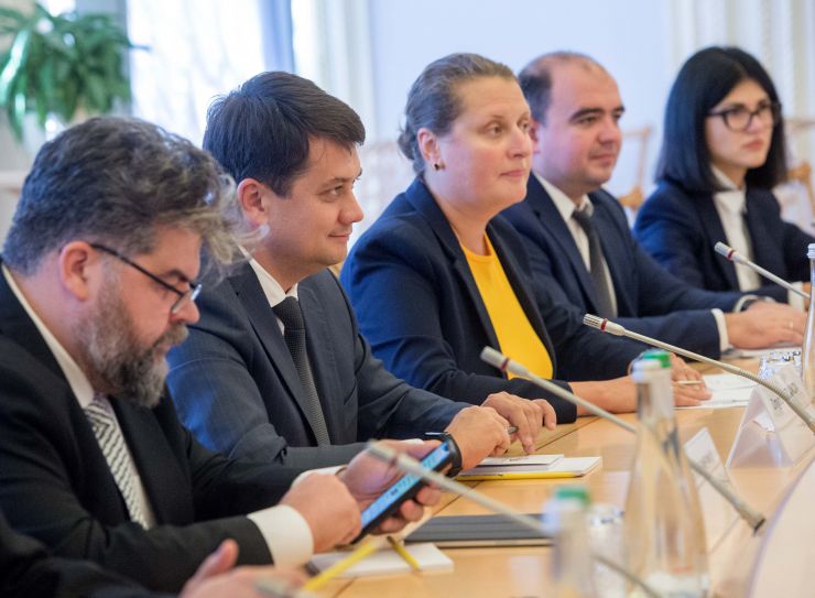 Голова Верховної Ради України Дмитро Разумков провів зустріч з Президентом Естонської Республіки Керсті Кальюлайд. 