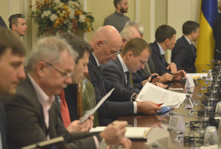 Засідання під головуванням керівника МФО Шахова Сергія  щодо стану локомотивного господарства, екологічної та техногенної безпеки на об’єктах AT «Укрзалізниця».