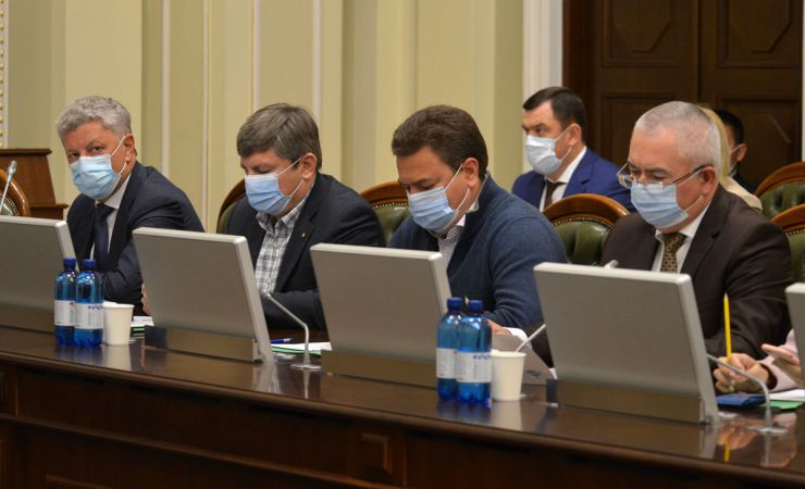 Заседание Согласительного совета депутатских фракций (депутатских групп) Верховной Рады Украины