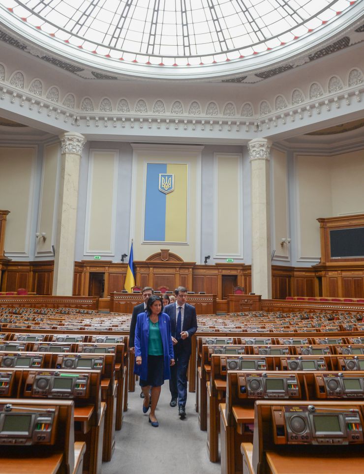  Зустріч Голови Верховної Ради України Дмитра Разумкова з Президентом Грузії Саломе Зурабішвілі