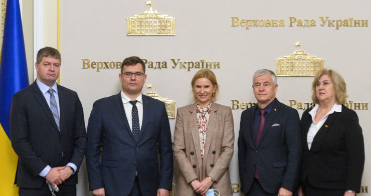 Зустріч заступниці Голови Верховної Ради Олени Кондратюк з делегацією Сейму Литовської Республіки
