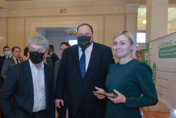 Голова Верховної Ради України Руслан Стефанчук взяв участь у відкритті книжкової виставки до 30-ї річниці Незалежності України.