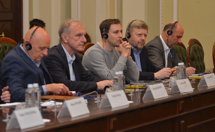 Перший заступник Голови Верховної Ради України Олександр Корнієнко зустрівся з делегацією депутатів парламентів держав-членів Європейського Союзу