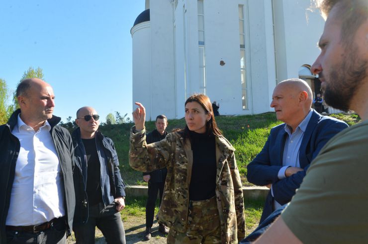 Делегація депутатів парламентів держав-членів ЄС (GLOBSEC) відвідали звільнені від російських окупантів міста Київської області