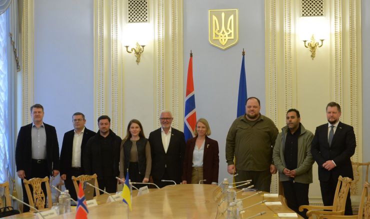 Голова Верховної Ради України Руслан Стефанчук провів зустріч з Президентом Стортингу Королівства Норвегія Масудом Гаракхані. 