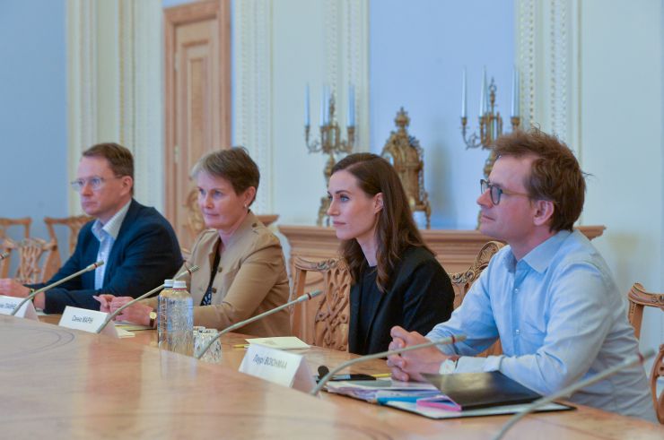 Голова Верховної Ради України Руслан Стефанчук провів зустріч з Прем’єр-міністром Фінляндії Санною Марін.