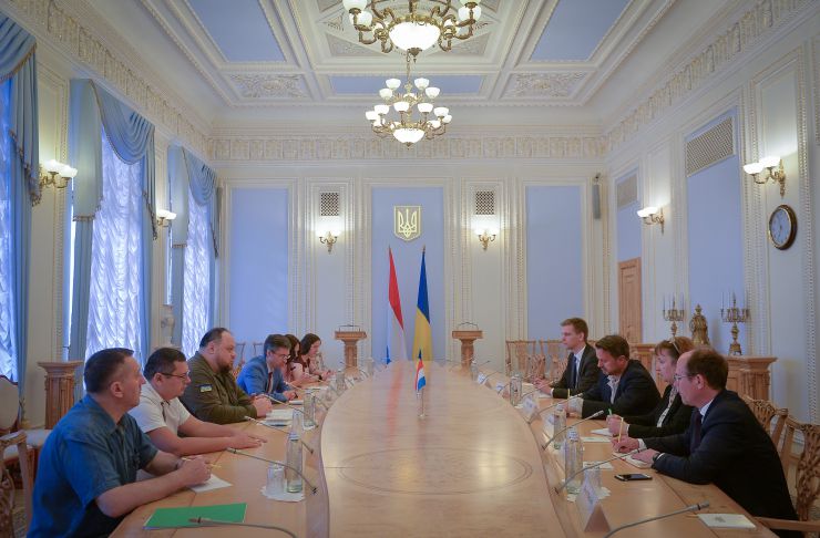 Голова Верховної Ради України Руслан Стефанчук зустрівся із Прем’єр-міністром Великого Герцогства Люксембург Ксав’є Беттелем.