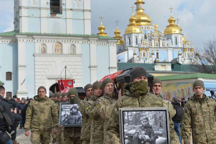 У Києві церемонія прощання з героями-розвідниками