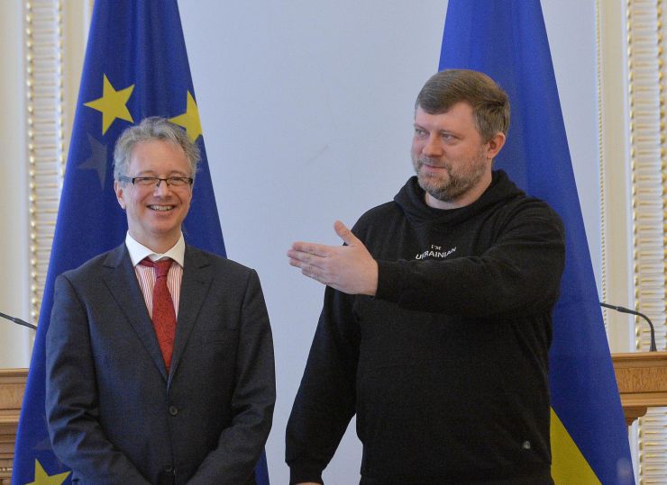 Перший віцеспікер Олександр Корнієнко зустрівся з директором Директорату координації програм Ради Європи Клаусом Нойкірхом