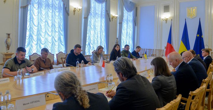 Перший заступник Голови Верховної Ради України Олександр Корнієнко провів зустріч із делегацією Сенату Парламенту Чеської Республіки