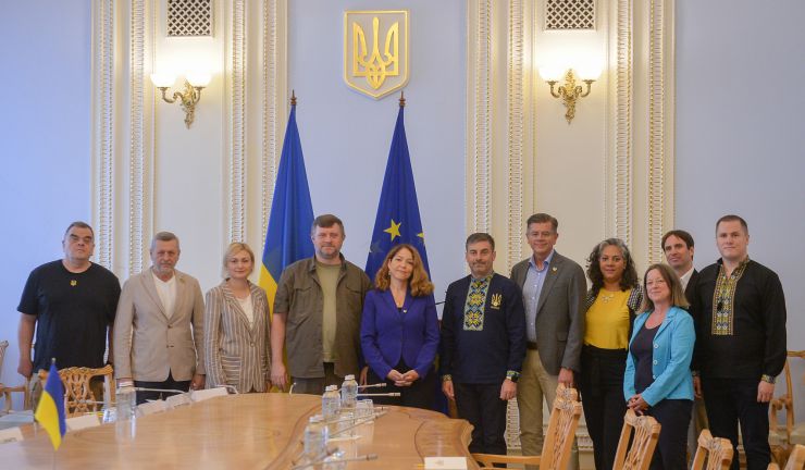 Перший заступник Голови Верховної Ради України Олександр Корнієнко сьогодні провів зустріч з  делегацією Європейської мережі органів з питань рівності (EQUINET)