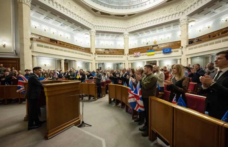 Історичний виступ у стінах Українського Парламенту Премʼєр-міністра Великої Британії та Північної Ірландії Ріші Сунака