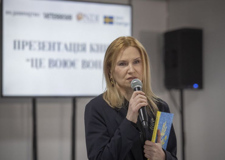 Віцеспікерка Олена Кондратюк взяла участь у презентації благодійної антології «Це воює вона». 25 історій про 25 сміливиць, які нині захищають Україну на фронті. 900 примірників книги буде безкоштовно передано в 900 бібліотек в різних регіонах України. 