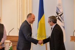 Зустріч Голови Верховної Ради України Андрія Парубія  з Президентом Парламентської асамблеї НАТО Паоло Аллі.