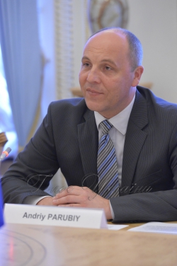 Зустріч Голови Верховної Ради України Андрія Парубія з Головою Венеціанської комісії Джанні Букіккіо.