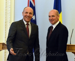 Зустріч Голови Верховної Ради України Андрія Парубія з Президентом Сенату Австралії Стівеном Перрі.