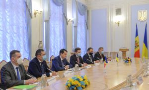 Зустріч Голови Верховної Ради України Дмитра Разумкова з Президентом Молдови Маєю Санду. 
