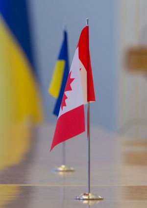 Встреча Председателя Верховной Рады Украины Руслана Стефанчука с Чрезвычайным и Полномочным Послом Канады в Украине Ларисой Галадзой