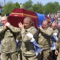 Кіборга поховали через чотири місяці після загибелі