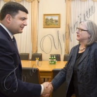 Відбулася зустріч Голови Верховної Ради України Володимира Гройсмана з Надзвичайним і Повноважним Послом Австрії в Україні Герміне Поппеллер.