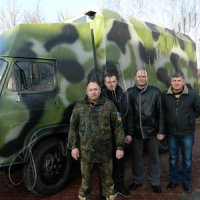 Волонтерська лазня на колесах уже на передовій