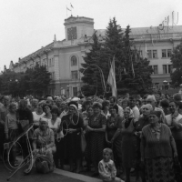 В облцентрі згадали, як уперше підняли Прапор...
