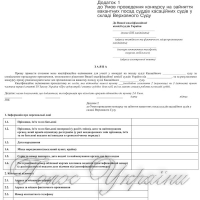 ПОВІДОМЛЕННЯ про оголошення конкурсу на зайняття вакантних посад суддів касаційних судів у складі Верховного Суду