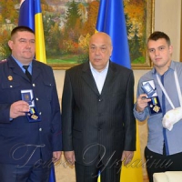Відзначили поліцейських,  котрі знешкодили озброєного злочинця