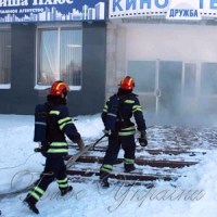 На гасіння «пожежі» виїхало десять підрозділів