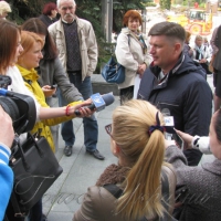 Профспілки влаштували пікет...