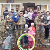 Військові привітали дітей Чудельської школи-інтернату з Великоднем